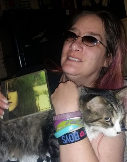 Andrea Bearse and pal Mimi, from Coloradio Springs, CO