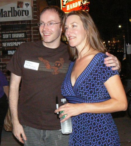 Happy Rhodes with Andy Mack  (from Scotland) at The Lilypad - Boston, MA - Sept. 8, 2003 (Ectofest '07)