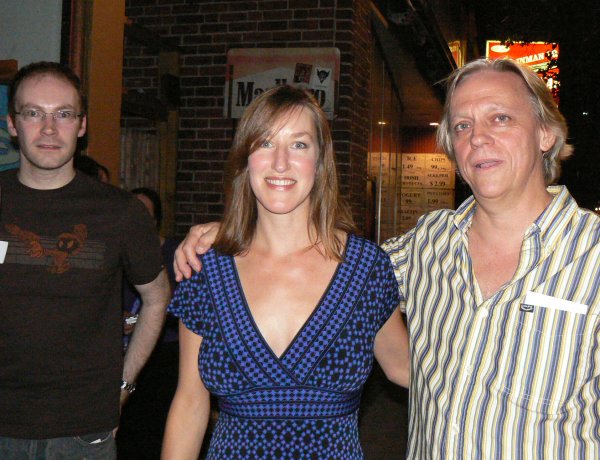 Happy Rhodes with Dennis L. and Andy Mack (from Scotland) at The Lilypad - Boston, MA - Sept. 8, 2003 (Ectofest '07)