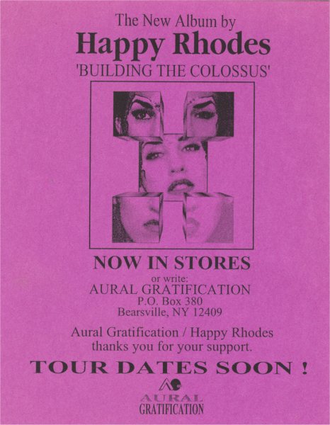 Building the Colossus promo flyer