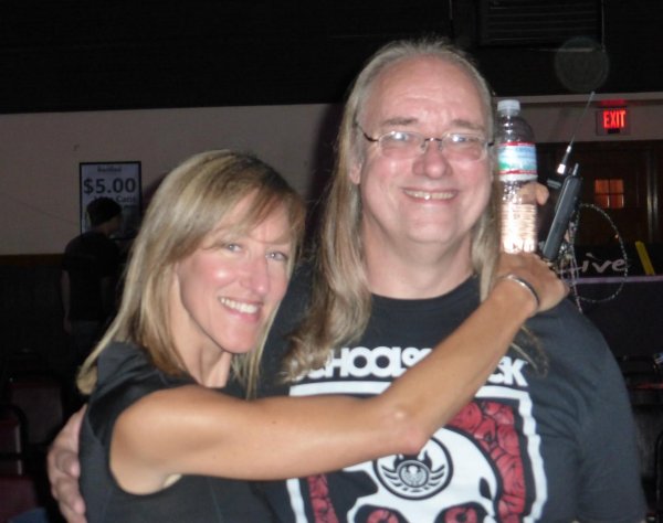 Happy Rhodes with Chris W, the YouTube video guy ("k8fan") Beachland Ballroom - Cleveland, OH - October 25, 2016 (a Security Project show)