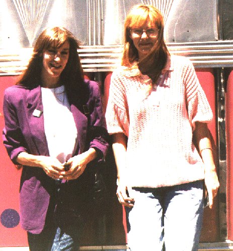 Happy Rhodes with Seneca Spurling (then Jessica Dembski) - Albany, NY - 1992