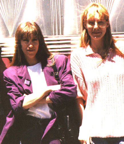 Happy Rhodes with Seneca Spurling (then Jessica Dembski) - Albany, NY - 1992