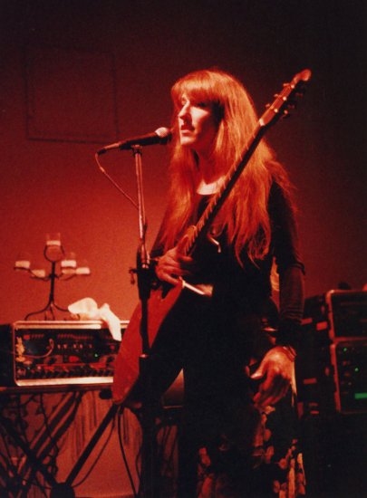 Happy Rhodes at Tin Angel - Philadelphia, PA - May 10, 1996 (Photo by Kerry White)