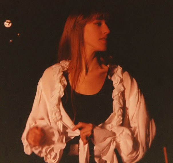 Happy Rhodes at University Museum Auditorium - Philadelphia, PA - March 21, 1992  (Photo by Joe Dembski)