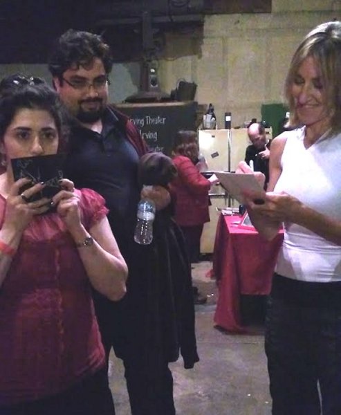  Happy Rhodes with Sara Leslie  & Ibrahim at The Irving Theater - Indianapolis, IN - Nov. 17, 2017  (a Security Project show)