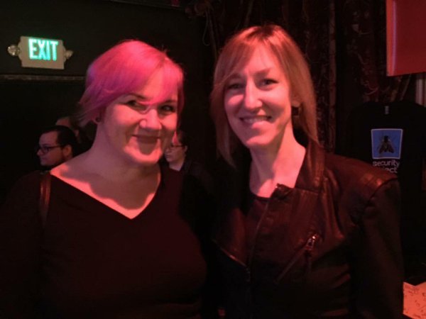 Happy Rhodes with Jeanne Saville, Columbia City Theater - Seattle, WA - April 7, 2017  (a Security Project show)