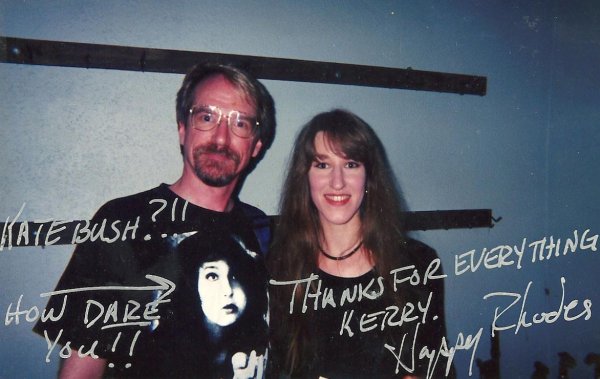 Happy Rhodes with Kerry White - Tin Angel - Philadelphia, PA - May 1996 (Signed in Troy, NY, I think)
