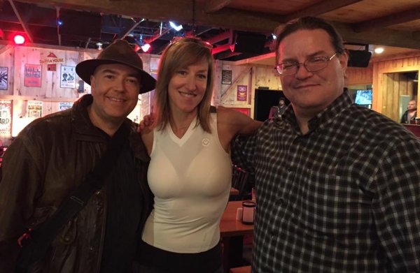  Happy Rhodes with Paul Blair and woj - Daryl's House - Pawling, NY - Nov. 2, 2016  (a Security Project show)