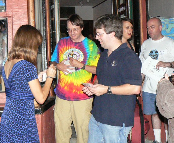 Happy Rhodes with ? - The Lilypad in Boston, MA - Sept. 8, 2007 (Ectofest '07) (please write me to identify yourself)