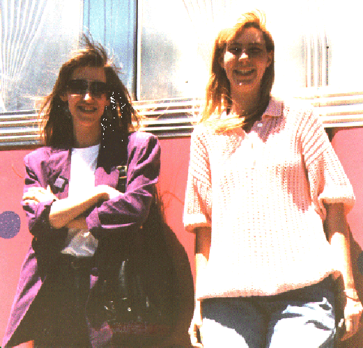 Happy Rhodes with Seneca Spurling (then Jessica Dembski) - Albany, NY - 1992