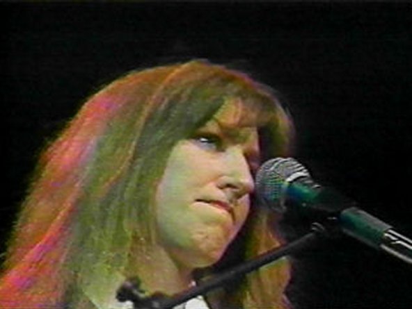 Happy Rhodes. Screenshot from Prism recording of Middle East Club show - Philadelphia, PA - January 1995